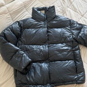 Noize Puffer Jacket in Dark Teal